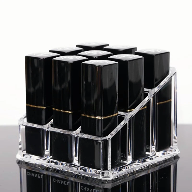 9/24/36/40 Grids Makeup Organizer Transparent Cosmetic Box Desk Make Up Brush Lipstick Holder Home Bathroom Storage Accessories 5
