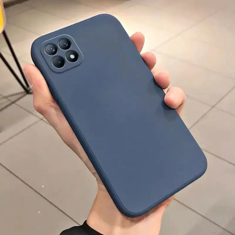 Elegant Shockproof Matte Silicone Phone Case - Luxury Soft Design
