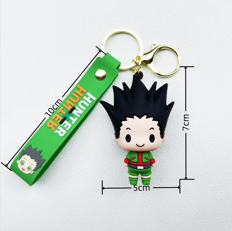 Anime HUNTER X HUNTER Figure Keychain Silicone GON·FREECSS Doll