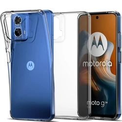 Crystal Clear Silicone Protective Back Cover Bumper for MOTO G04 G24