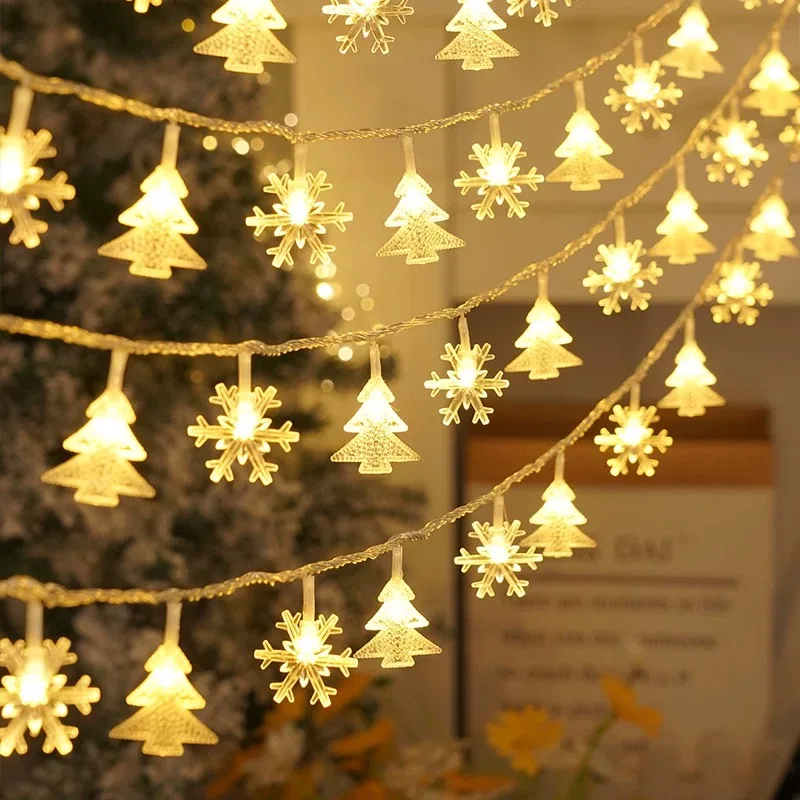 Star & Snowflake LED String Lights 4