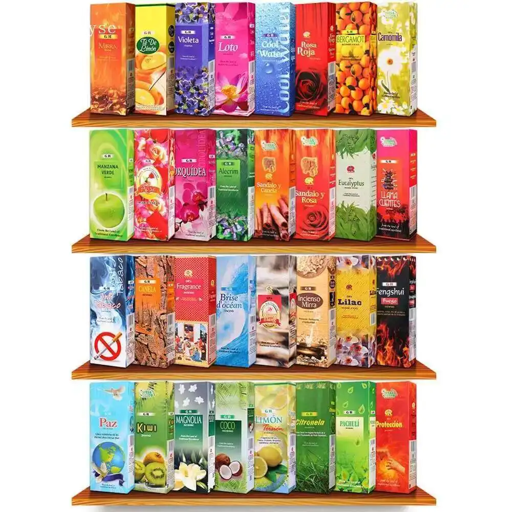20 Sticks India Sandalwood Incense Household Bedroom Toilet Bathroom Agarwood Tibetan Incense Line Fragrance Lasting