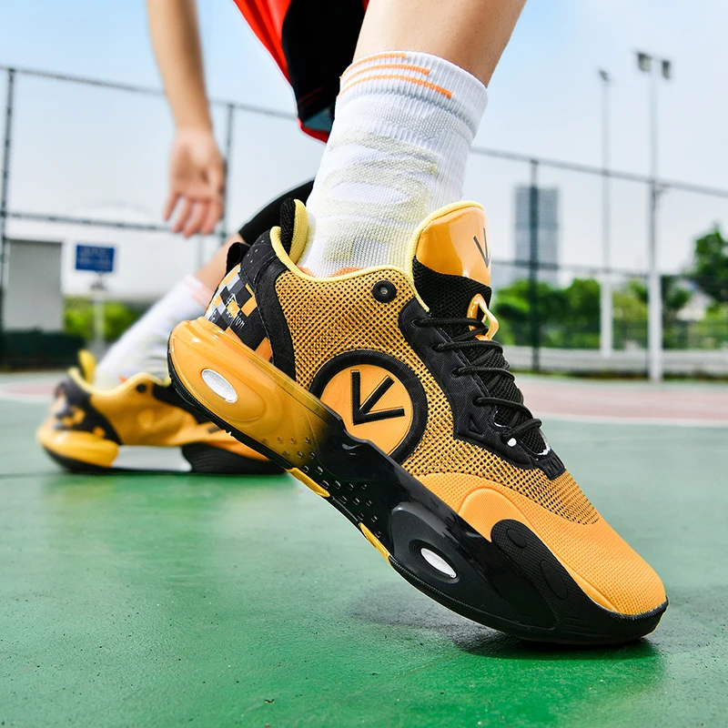 Profesjonalne buty do koszykówki wysokiej jakości oddychające trampki piłka do koszykówki dla mężczyzn Unisex 2024 oryginalne różowe buty sportowe na zewnątrz