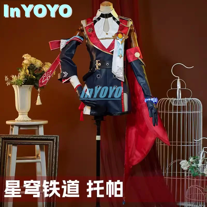 

InYOYO Topaz Cosplay Costume Honkai: Star Rail Costume Game Suit Lovely Uniform Role Play Halloween Party Outfit Women XS-XXL