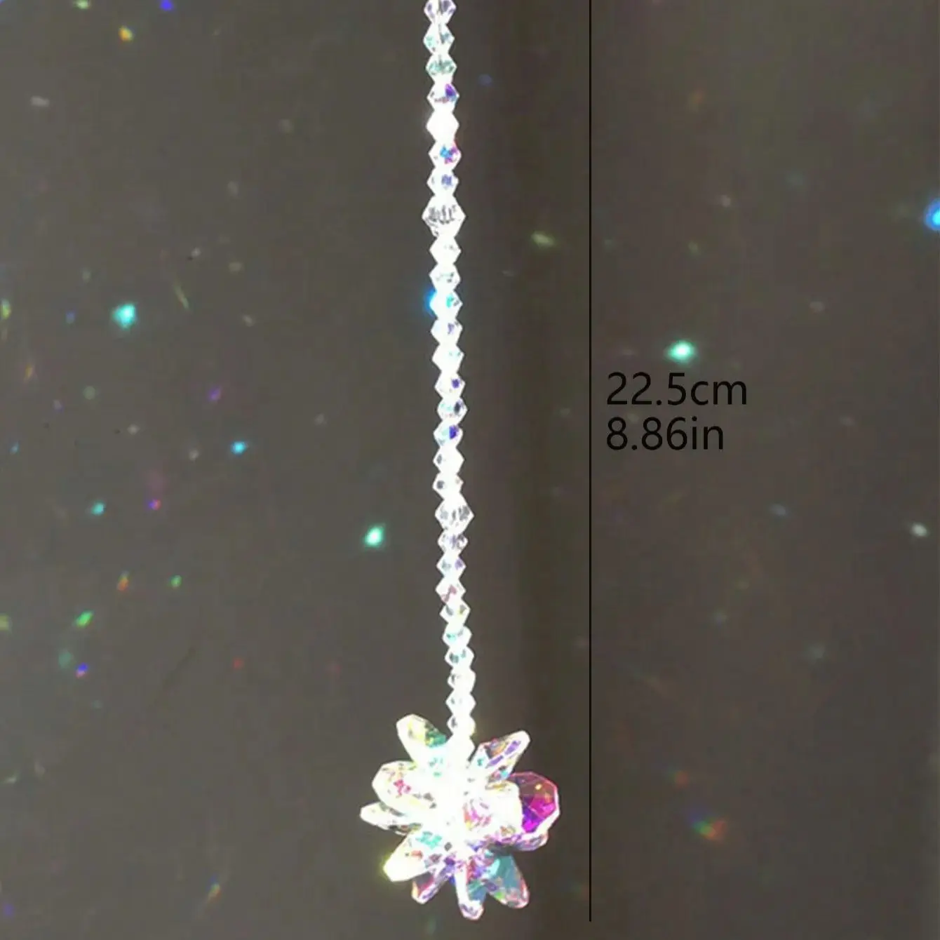 Sun Catcher Sun Catchers Window Ornament 1pc AB Color Suncatcher for Window Hanging Office Rainbow Maker Gift for Her Aurora Crystal Beads
