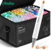 Ohuhu Honolulu 168 Colors Marker Pen Set Alcohol Art Markers Refillable Dual Tips Sketching Drawing Manga School Art Supplies 1
