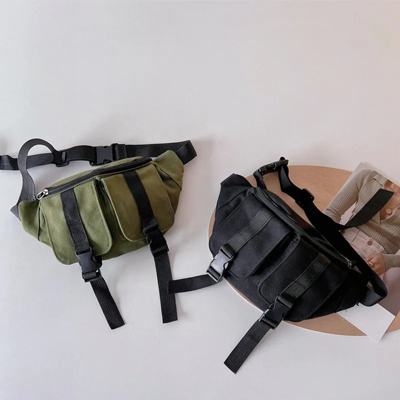 

2022 Korean version all-match children messenger bag chest bag boy casual bag girl waist bag coin purse