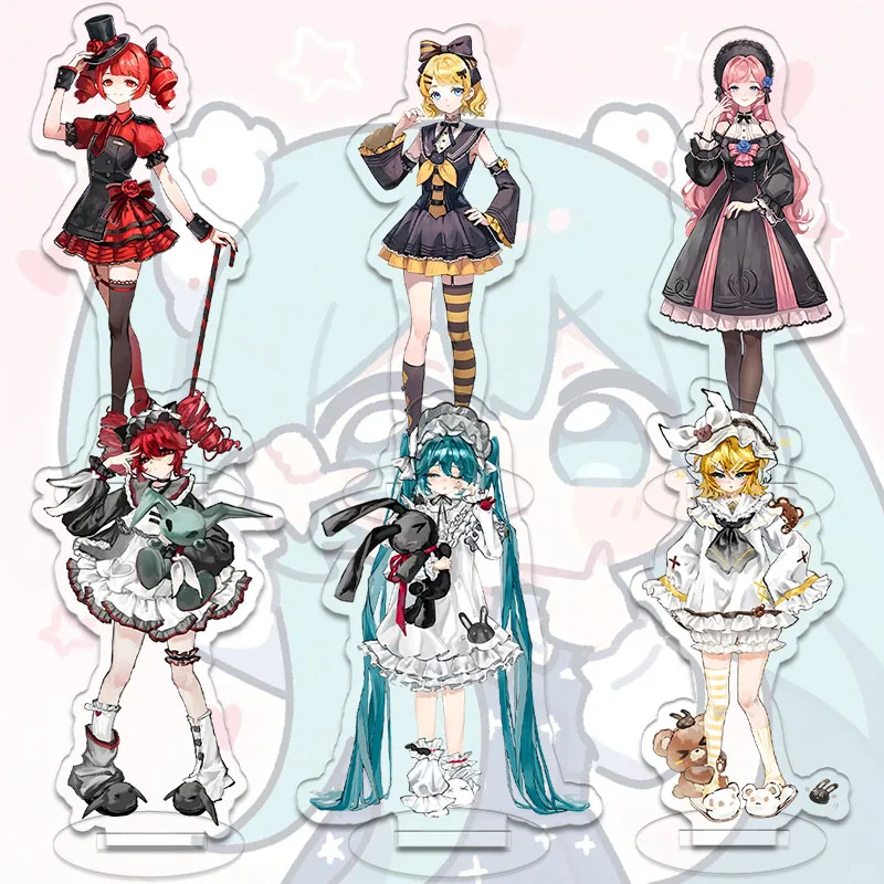 Kawaii Vocaloid Character Desktop Ornaments - Cute Student Figure Birthday Gift Collection