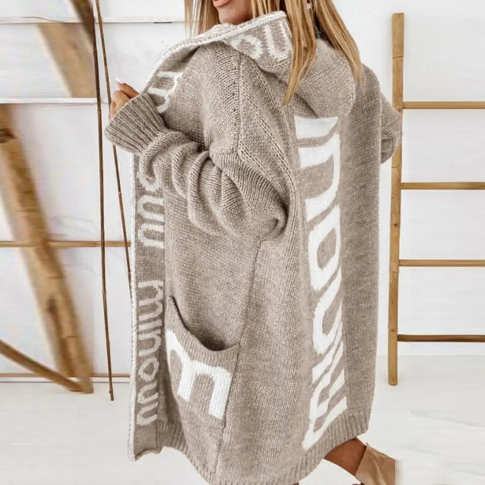 Pullover-Mantel, schicker, kältebeständiger, lockerer Streetwear-Pullover, Cardigan-Pullover-Mantel_voghion.com