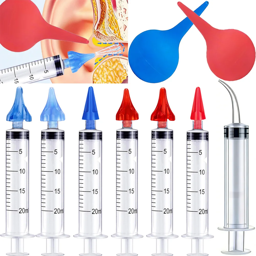 Ear Irrigation & Cleaning Kit - 5-Piece Set for Effective Earwax Removal