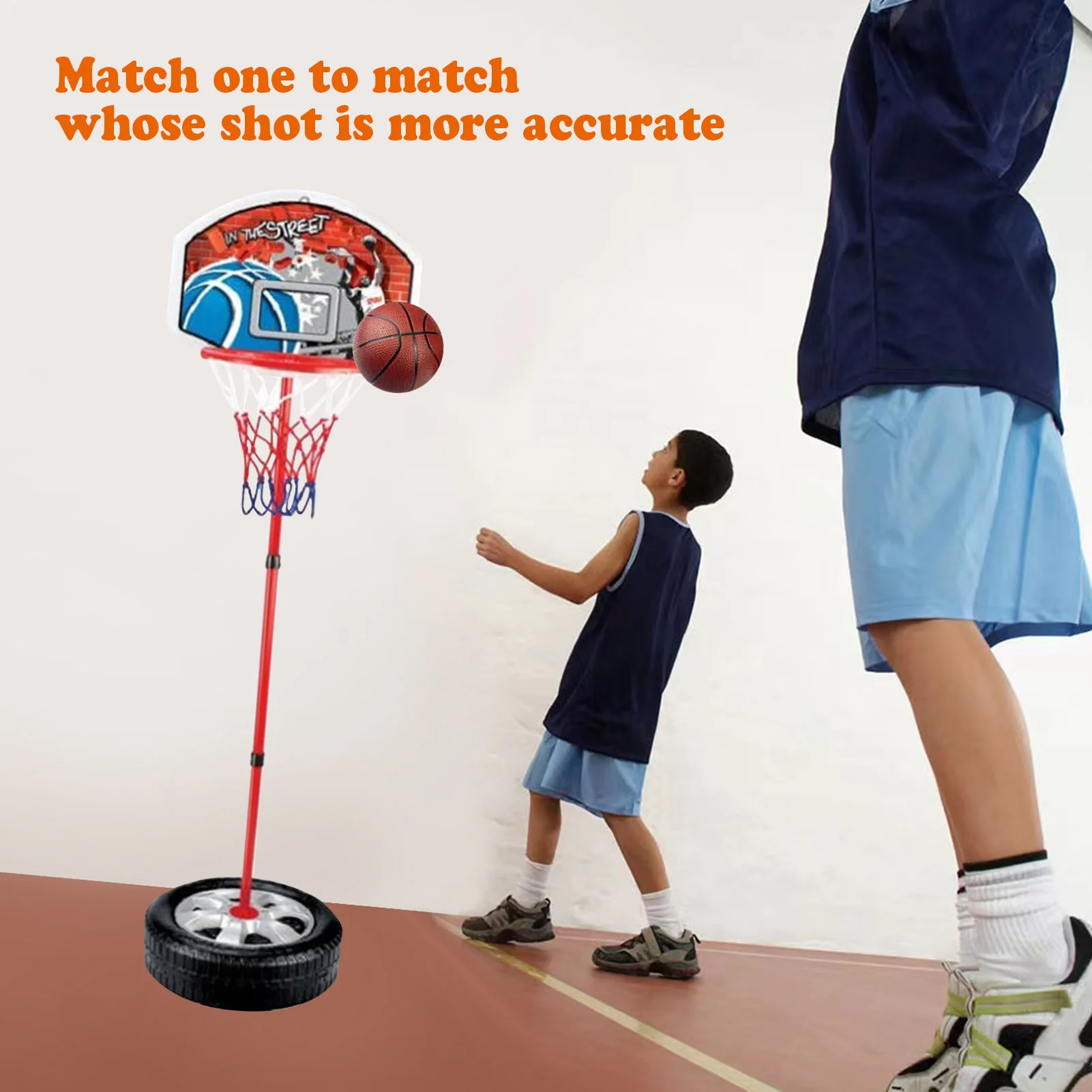 Adjustable Height Kids Basketball Hoop Kids Basketball Hoop With Electronic Scoreboard For Outdoors & Indoors Gifts For