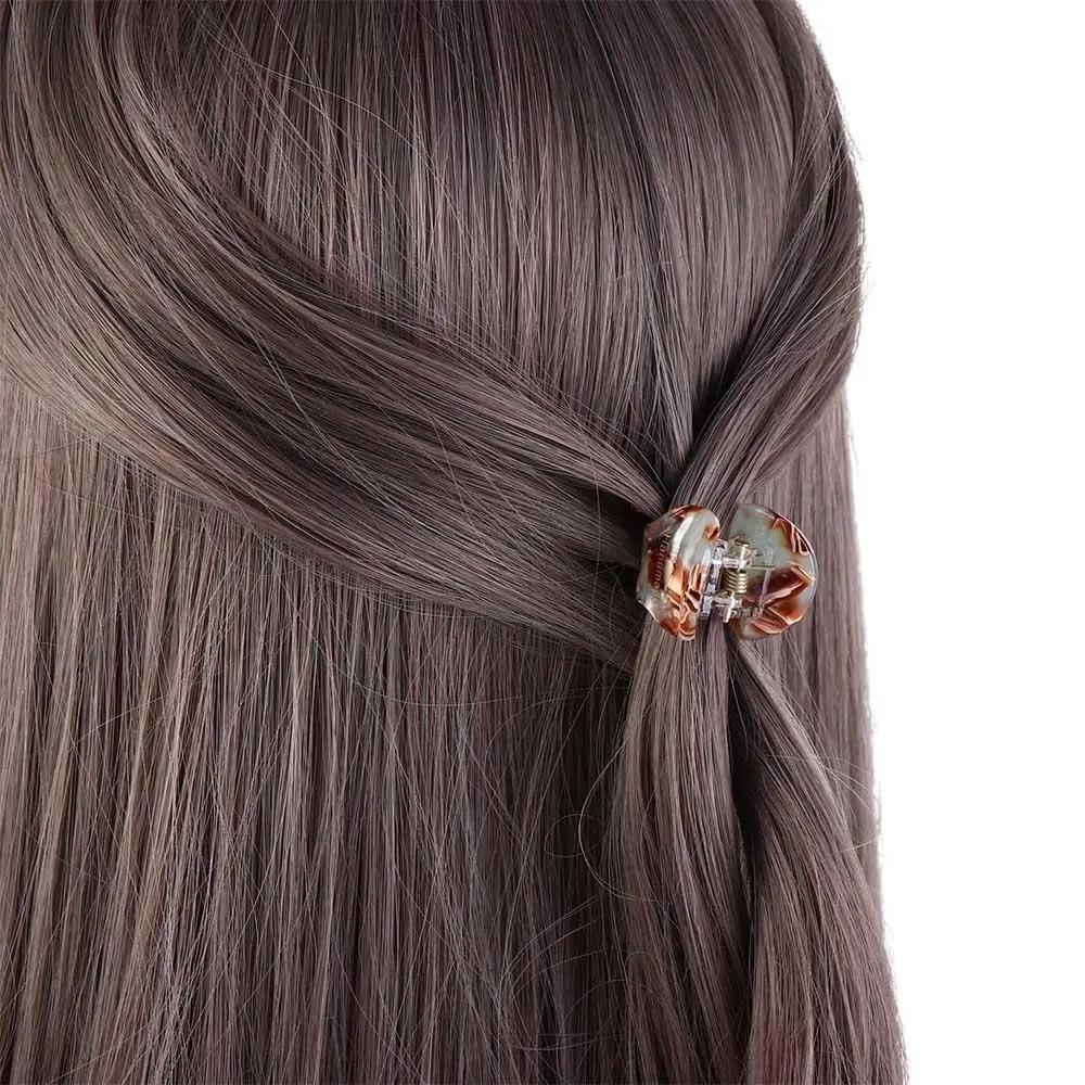 Small Mini Shark Clip Girls Hairpins Hair Crab Clip Party Headdress Letter Korean Hair Clips Women Hairgrips Acetate Hair Claw