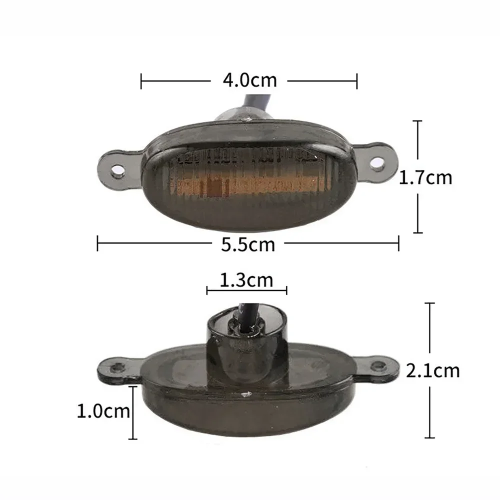LED Driving Lights 4Pcs/set Universal Car LED Grille Light