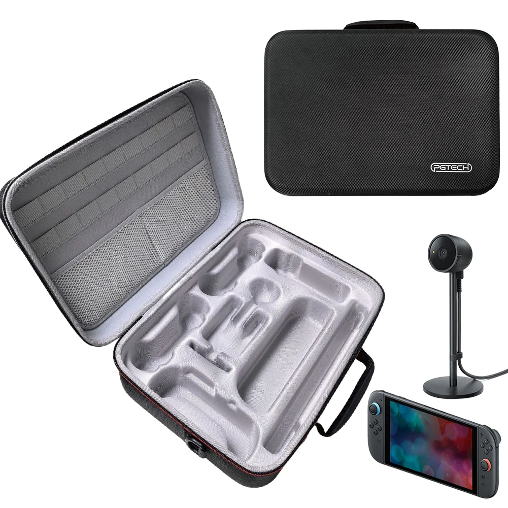 EVA Travel Carrying Bag Shockproof Hard Shell Storage Bag Anti-Scratch Protective Case for Switch 2 Game Console