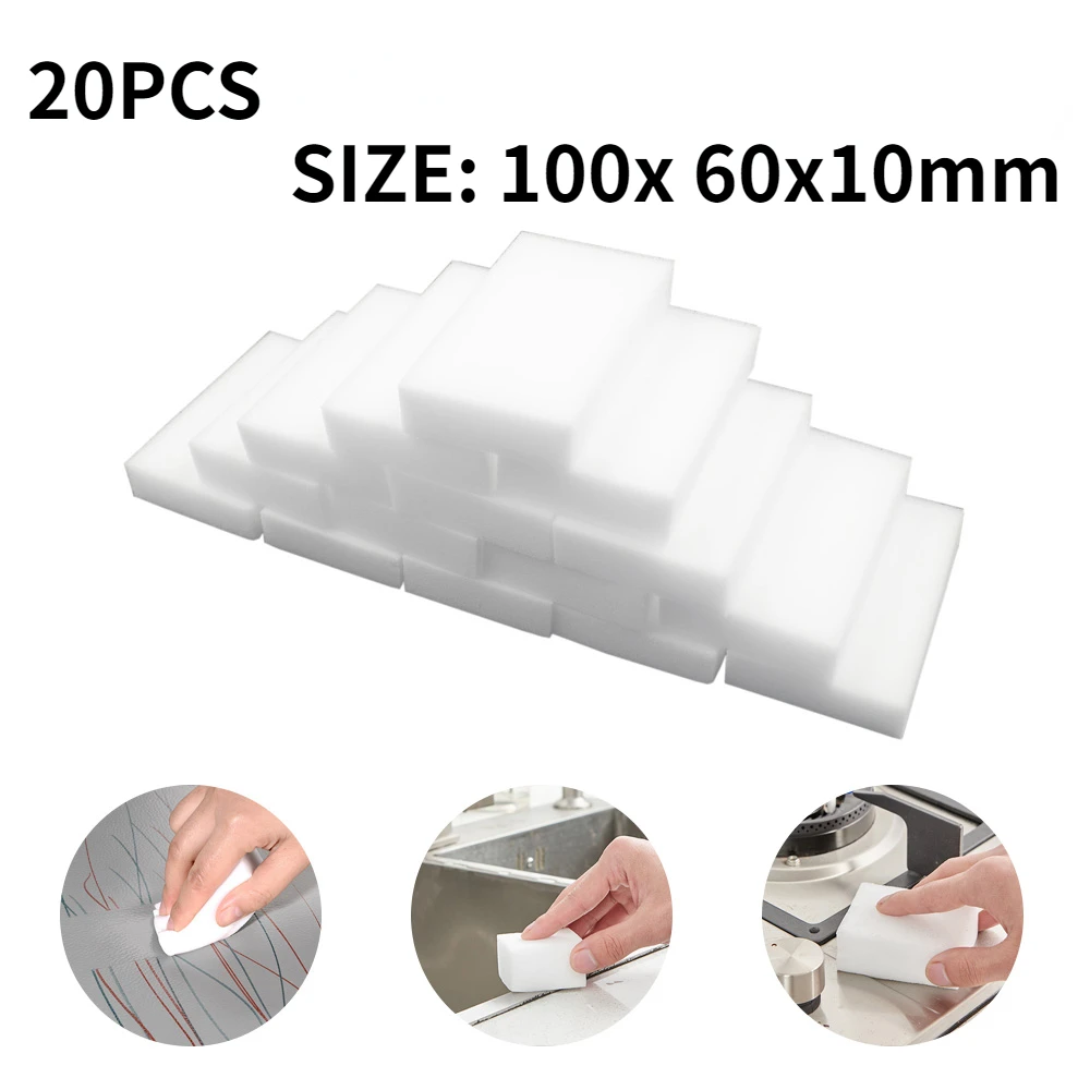 

100*60*10mm Melamine Sponge Magic Sponge Eraser Melamine Sponge Cleaner Cleaning Sponge for Kitchen Bathroom Cleaning Tools