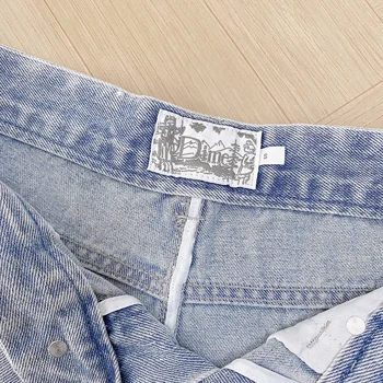 جينز Y2K Dime لعام 2025 للرجال جينز فضفاض للتزلج مطرز من قماش الدنيم سروال بسيط للنساء جينز Mujer Hot traf للرجال جينز - Image 5