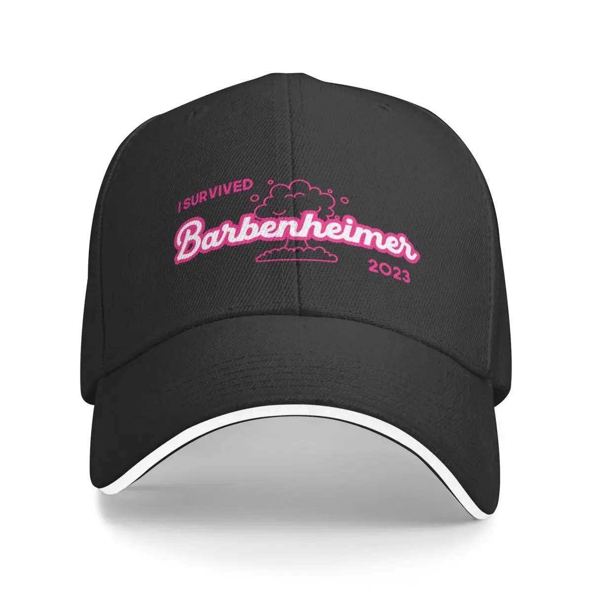 

I survived barbenheimer 2023 Baseball Cap Hat Man For The Sun Streetwear Beach Outing Sun Hats For Women Men's