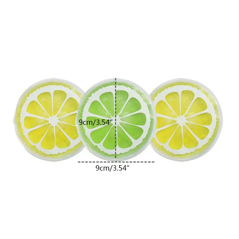 

RXJC Summer Portable Mini Physiotherapy PVC Cooler Bag Cartoon Round Brigh