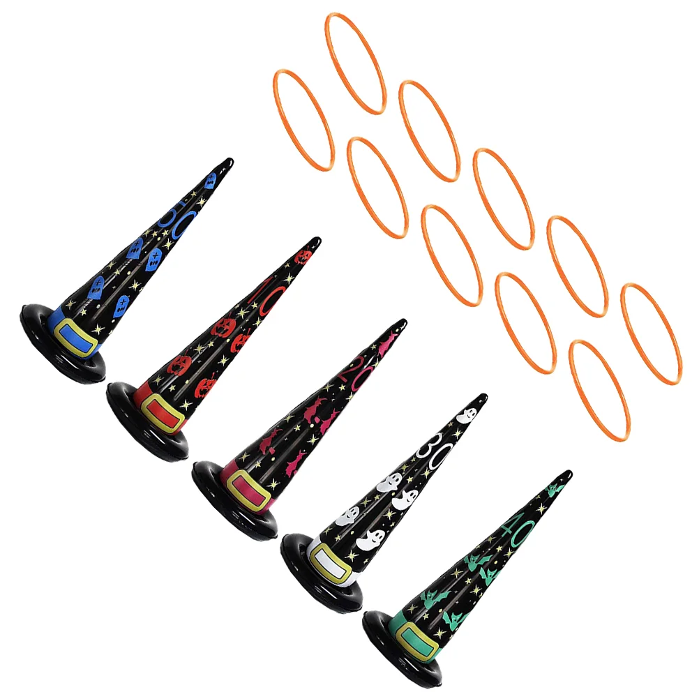 

Надувное Метательное кольцо для детей, детские игрушки, игра на Хэллоуин, искусственная игрушка из ПВХ