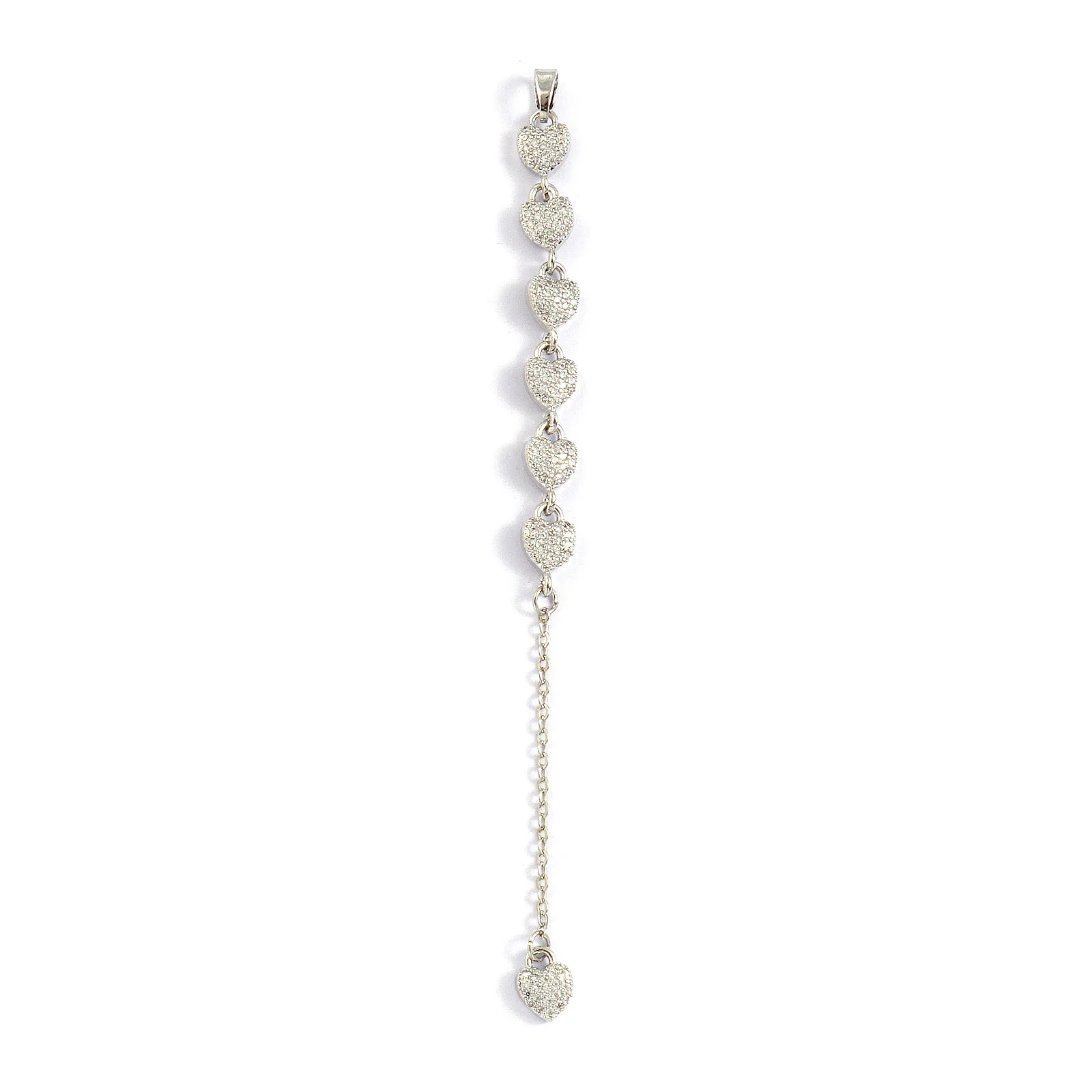 1-teiliger Messing-Charm-Anhänger, mehrfarbig, Quaste, Mikropflaster, klarer Zirkonia, Schmetterling, Herz, Mond, Anhänger, Herstellung von Halskette, DIY – Detail 12