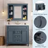36” Bathroom Vanity with Sink, Freestanding Single Bathroom Sink Vanity Cabinet Set with Integrated Sink Bathroom Vanities 4