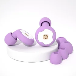 Pair of Soft Silicone Reusable Noise - Reducing Earplugs - Ideal for Sleep, Travel, and Swimming Noise Protection (11)