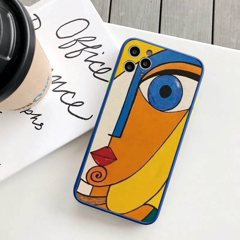 Picasso abstrakte Kunst Malerei Handy hülle für iPhone 8 7 plus se2 15 11 12 13 14 pro max mini x xs xr stoß feste Rückseite Funda – Detail 9