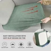 Waterproof Stretch Sofa Cushion Cover Jacquard Fabric Pure Sofa Cover Removable Protector Couch Cover Chaise Lounge Living Room 5