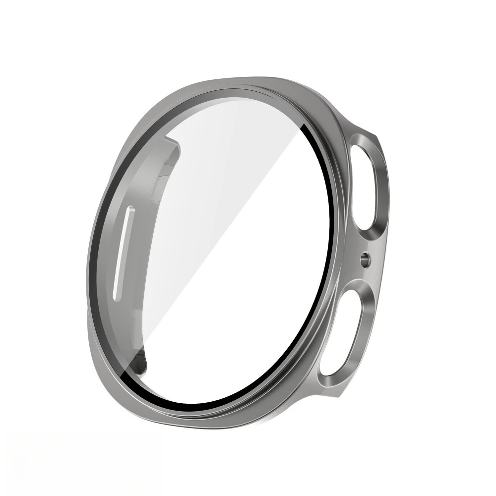 Premium Glass PC Case + Screen Protector for Galaxy Watch 8 - Full Hard Bumper Cover 44mm/40mm