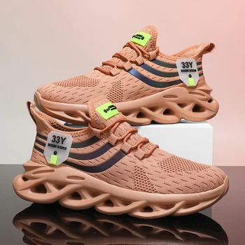 أحذية رياضية خفيفة الوزن جيدة التهوية للرجال ، أحذية رياضية غير رسمية ، منصة شبكية ، جري ، رياضي ، تنس ، مشي ، خارجي