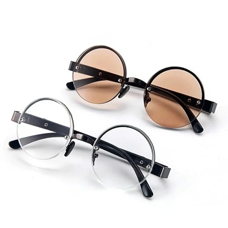 Men's Fashion Round Crystal Frame Anti-Fatigue Reading Eyewear