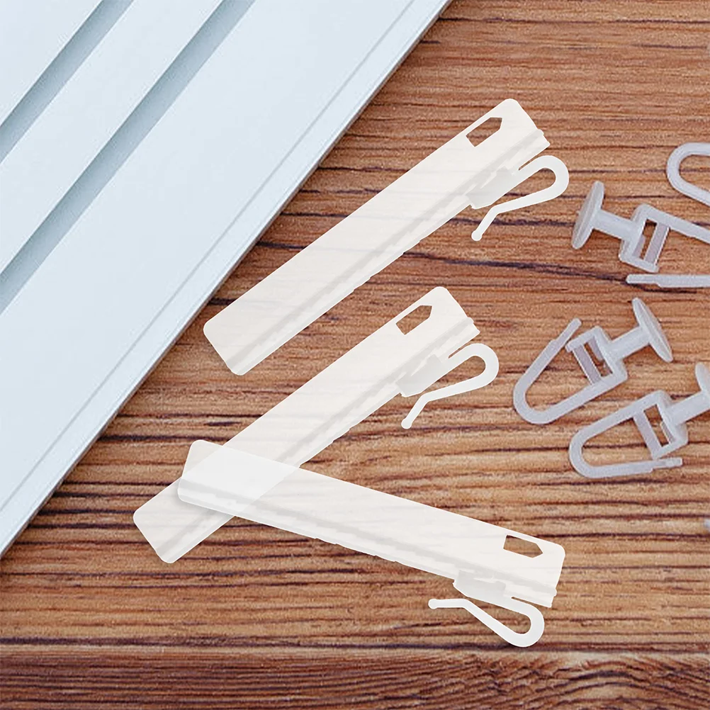 

Adjustable Plastic Curtain Hooks for Pinch Pleat Locking Tape Clip Hanging Rings