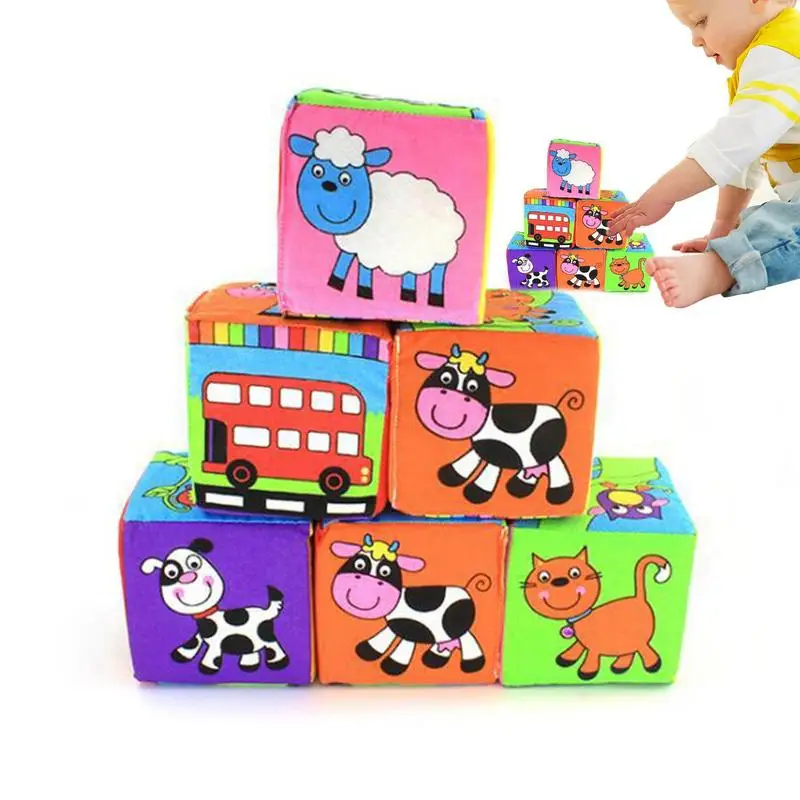 

Soft Blocks For Kids Learning Teaching Cube Travel Toys And Games Foam Montessori Preschool Toy Soft Realistic Designs Vivid