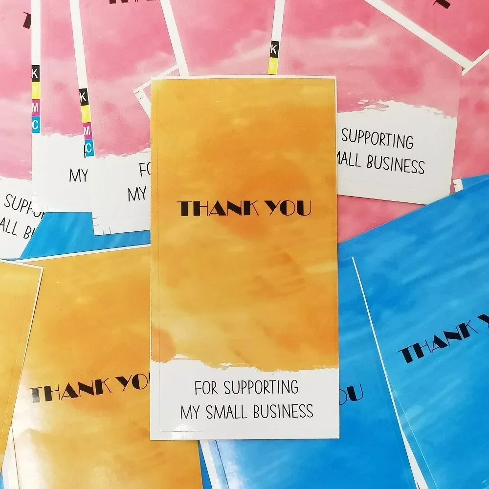 10-50pcs/pack Rectangular "Gift For You" Stickers Thank You Stickers For Small Business Gift Packaging Decor Sealing Labels