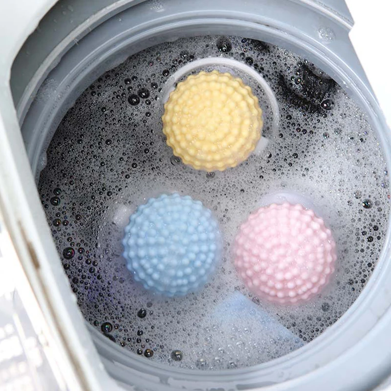 3pcs Pet Hair Remover Reusable Ball Wool Collector Cat Hair Remover Pet Fur Catcher Cleaning Tools Laundry Washing Machine Filte 4