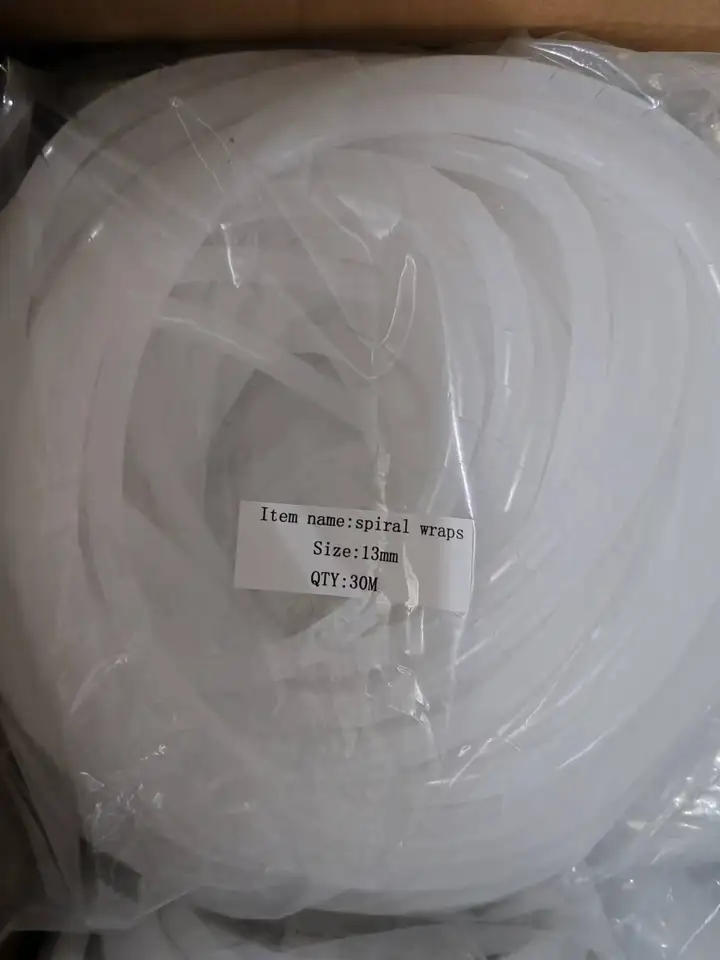 thumbnail image 2 of 1meter Line Organizer Pipe Protection Spiral Wrap Winding Cable Wire Protector Cover Tube 2 of 12