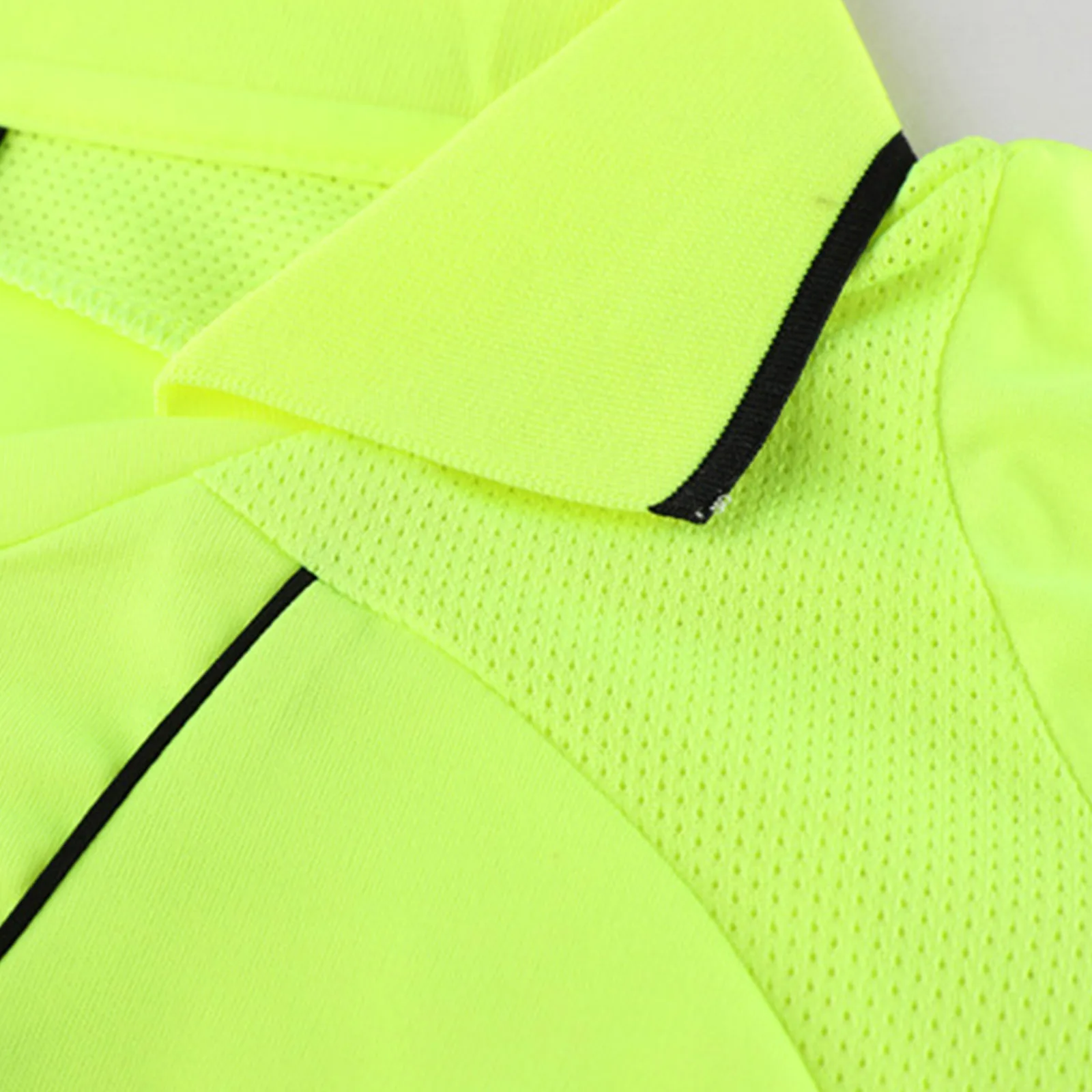 Men's Soccer Referee Uniform - Tracksuit with Turn-Down Collar and Short Sleeve T-Shirt & Shorts
