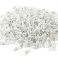 300 Pcs CE-1 Closed End Wire Connectors 22-18 Gauge Crimp Caps White 2