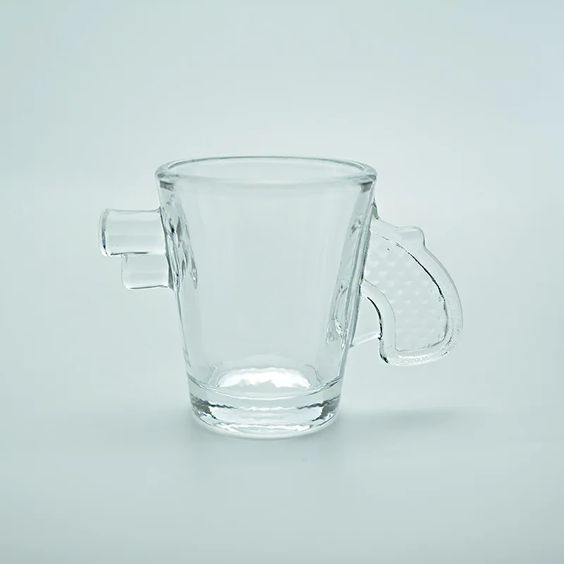 Bikini Bust 3D Shot Glass Skull Muscle Pistol Shape Beer Glasses Funny Iced Coffee Tea Cocktail Glasses Whiskey Wine Soda Cup