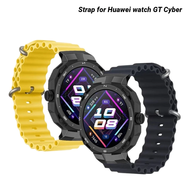 

Силиконовый ремешок для Huawei watch GT Cyber Correa, ремешок для часов HUAWEI watch ct, спортивный браслет для мужчин и женщин