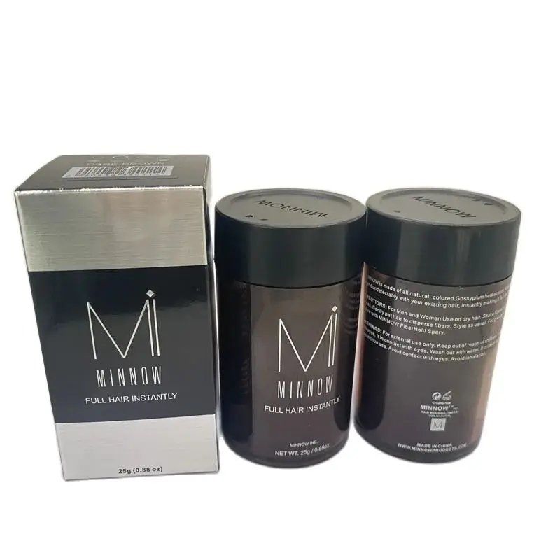 Dark Brown 25g Hair Line Powder Waterproof Hairline Shadow Powder Hair Concealer Fibre Building Hairline Optimizer Growth