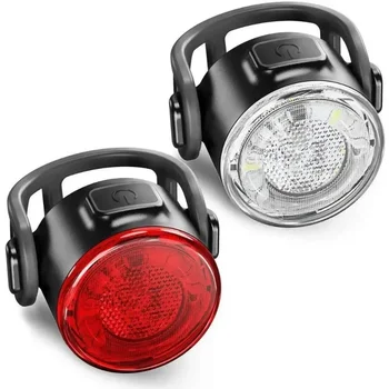 Fanali posteriori per bicicletta Lampada per bici MTB impermeabile Alimentata a batteria Avvertimento Fanale posteriore per ciclismo Lampada posteriore per faro a LED
