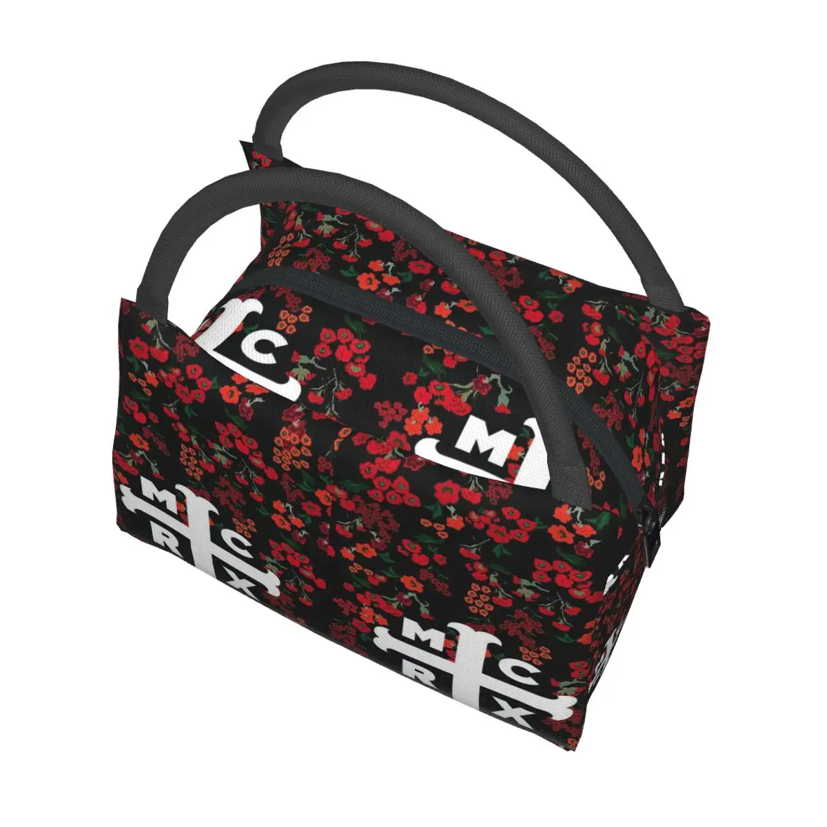 마이 케미컬 로맨스 밴드 여성용 절연 도시락 가방 피크닉 보관 식품 상자 컨테이너 쿨러 열 도시락 토트백