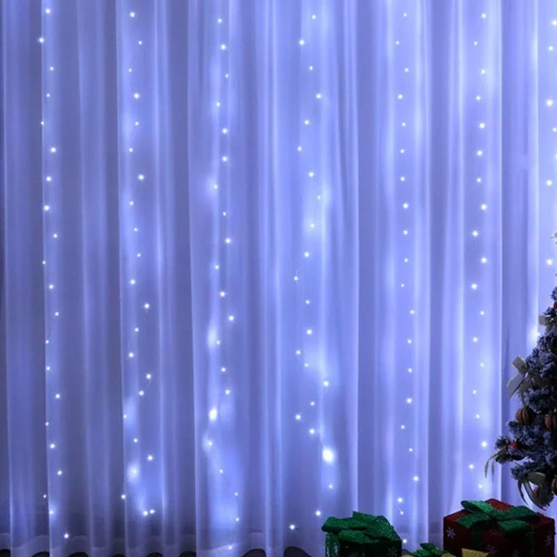 thumbnail image 1 of Guirnalda de luces LED para decoración navideña con control remoto, para árbol de Navidad, boda, vacaciones, hogar, 1 of 4