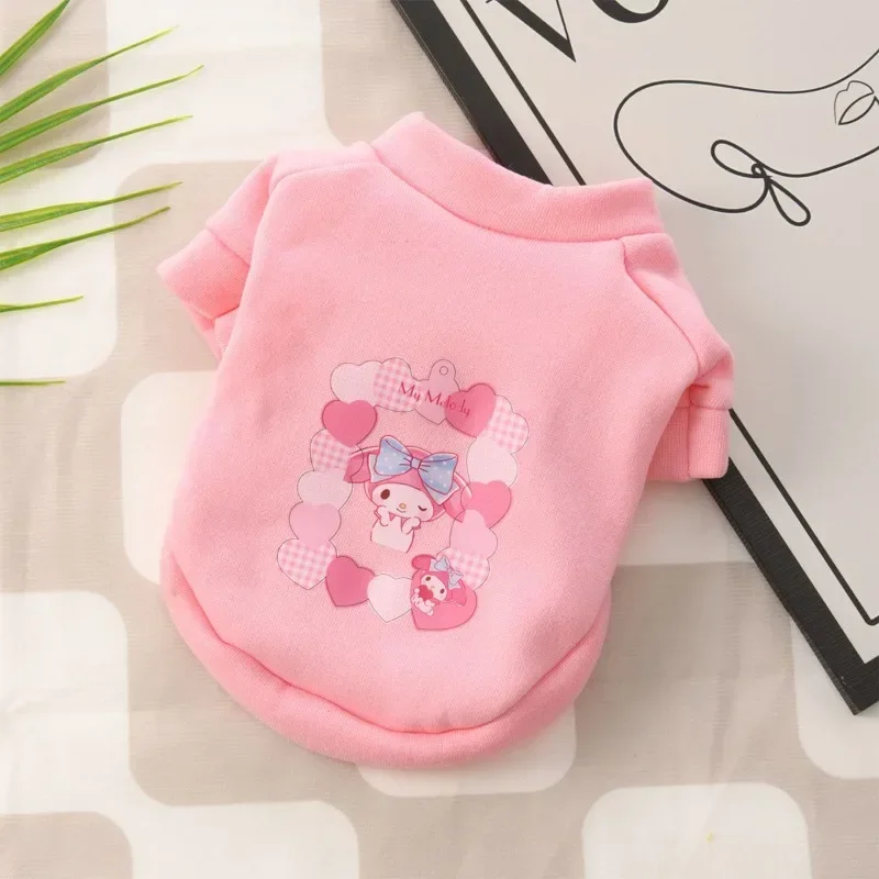 Sanrio-ropa de Hello Kitty para mascotas, sudadera de Anime de
