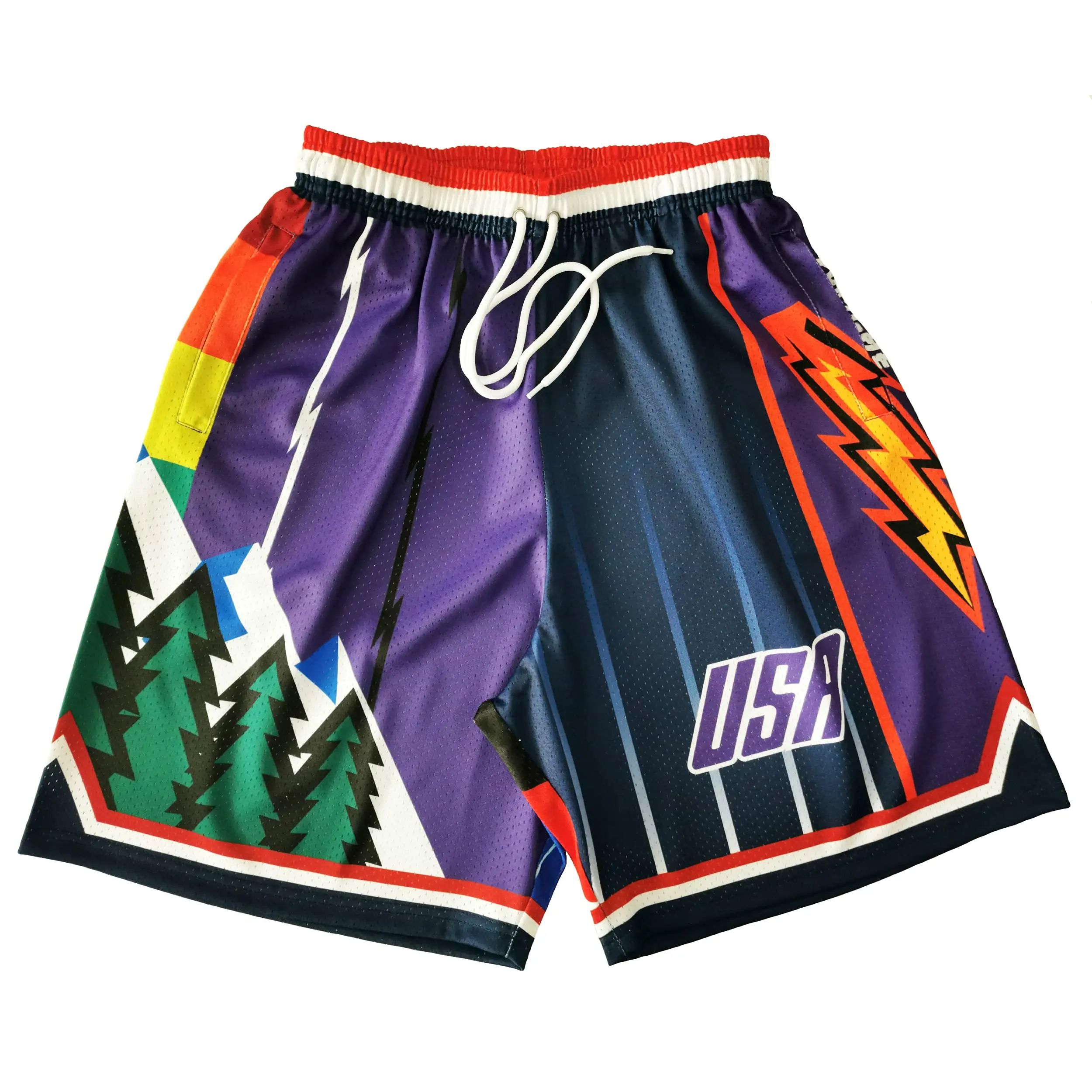 Y2K Summer Basketball Shorts Loose And Breathable Quick Drying Drawstring Shorts Men's Sweat Wicking Training Casual Pants 3
