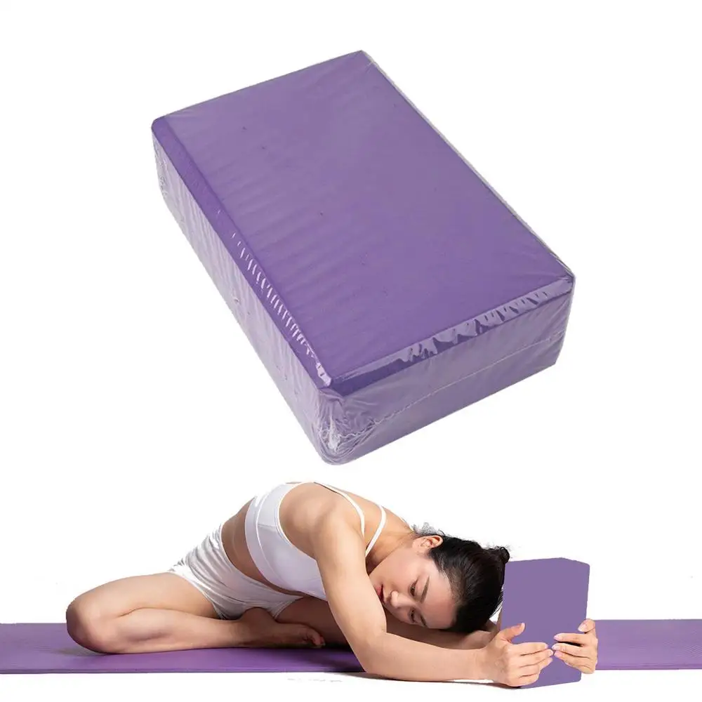 Description Picture 6 of itemYoga Blocks Soft Supportive Yoga Bricks with Non-Slip Pilates Workout Stretching Meditation Stability High-Density Brick Fitness