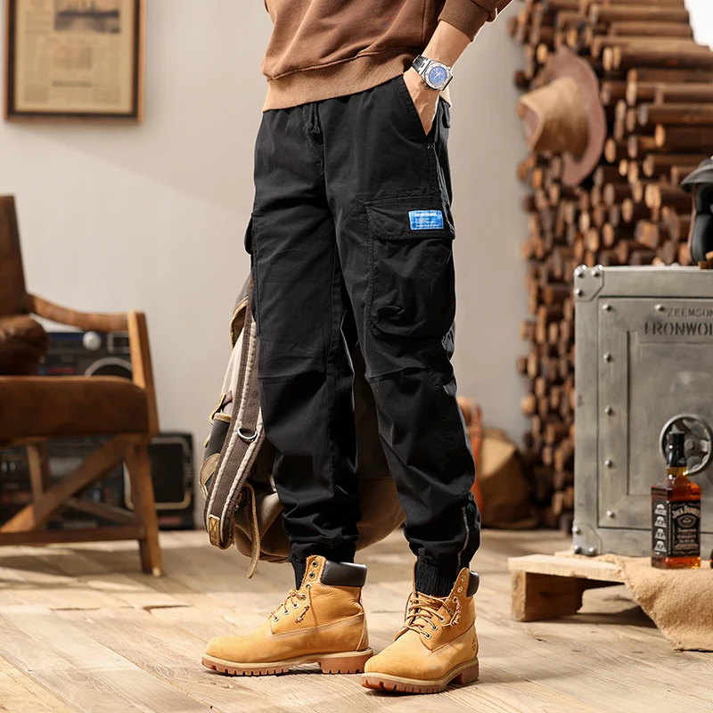 Long pants, workwear pants, 2024 new casual pants, versatile for sports and outdoor wear, high street style, fashionable and tre
