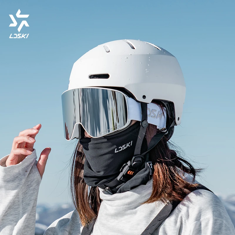 

LDSKI Ski Helmet Shockproof Goggle Compatible Removable Liner Protective Snow Equipment Snowboard Accessories for Women Men Kid