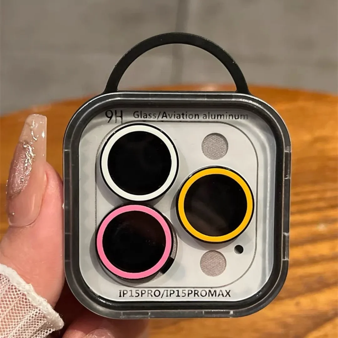 Luminous Full Cover Camera Lens Protector with Ceramic Rings